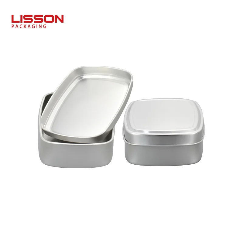 Custom 5Ml-500Ml Thread Round Aluminum Jar Nail Accessories Hair Wax Packaging Aluminum Box Packaging Metal Aluminum Can Jar