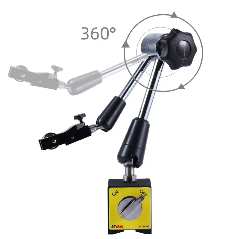 Dial Test Indicator Gauge Universal Magnetic Base Holder Stand Table Scale Precision Indicators Center Finder Measurement Tool