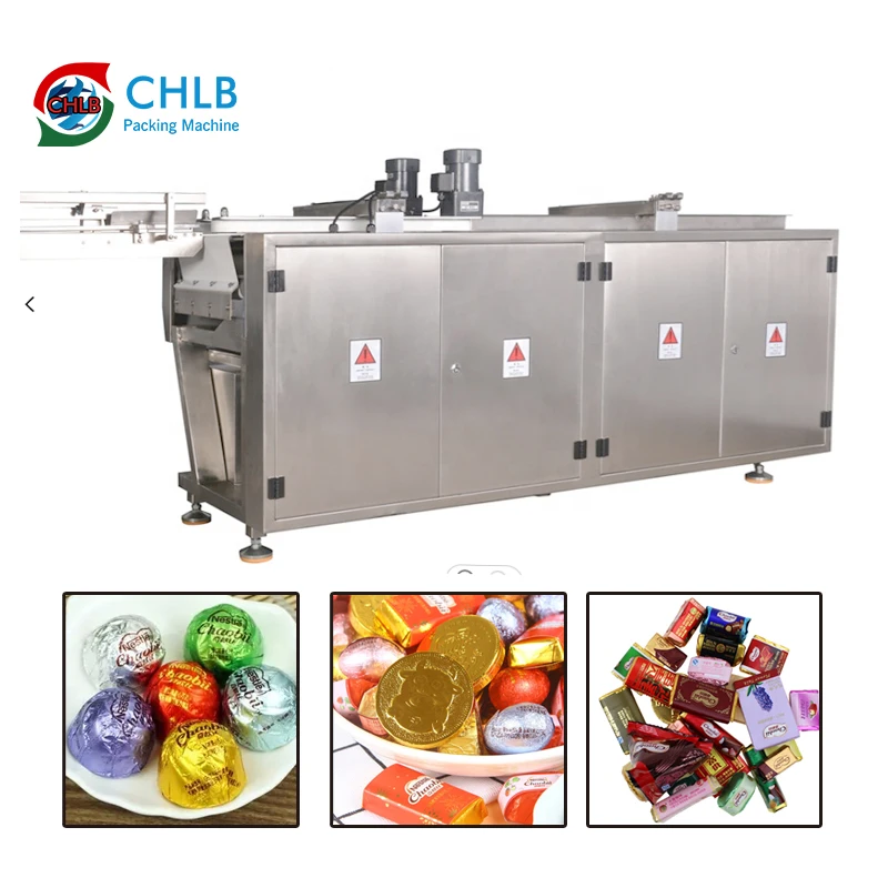 CHLB Full Automatic chocolate Folding packing machine chocolate bar packaging line wrapping machine
