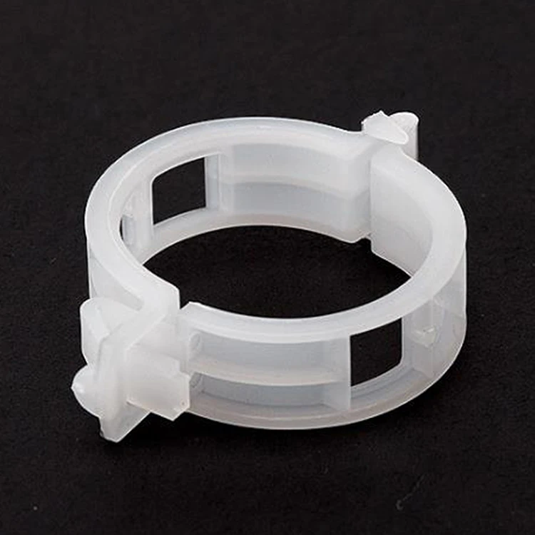 24mm Biodegradable White and Black Tomato Clips Plant Support Clips Plastic Vine Clips for Garden Tomato Support Use