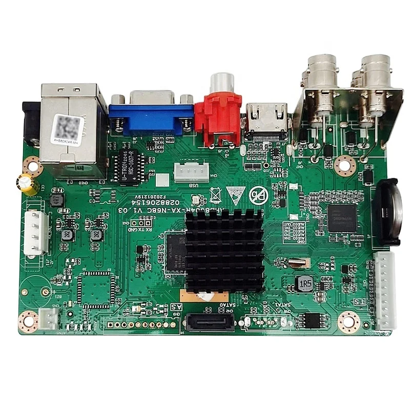 XMeye 4channel 5M-N  XM8520 Coaxial AHD 6IN1 Hybrid 80X04R-MH Surveillance Video Recorder Motherboard Mainboard