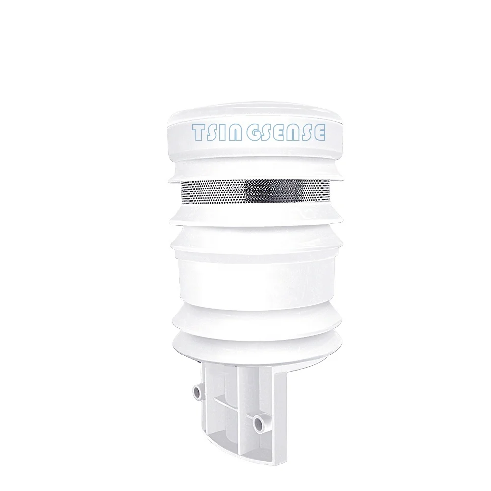 WES800 интегрированный CO NO2 SO2 O3 и PM2.5 PM10 с датчиком температуры и влажности для монитора качества воздуха метеостанция