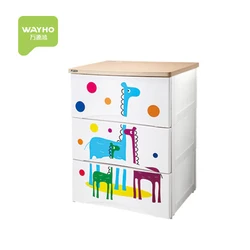 МДФ лучшие детские пластиковые шкафы 5 слоев Органайзер с выдвижными ящиками