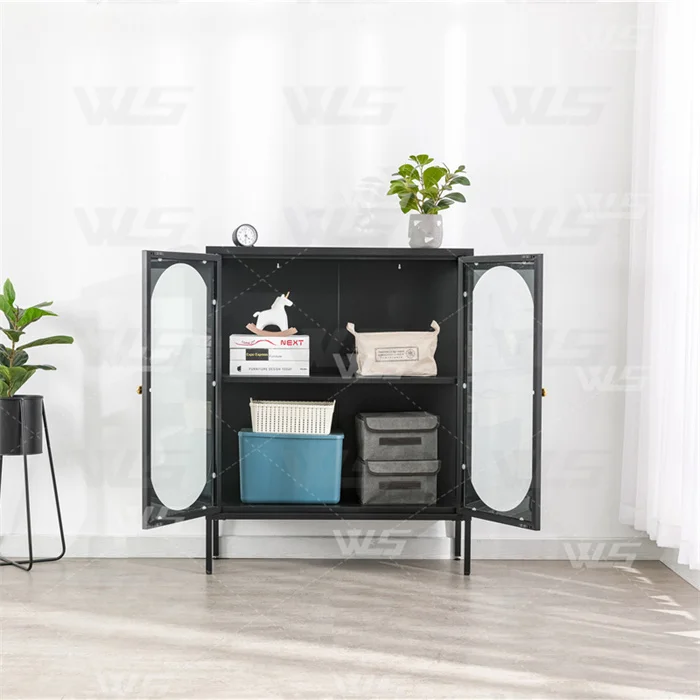 Wholesale Price Double Door Modern Design Cheap home Storage Steel Metal Cupboard File Cabinet