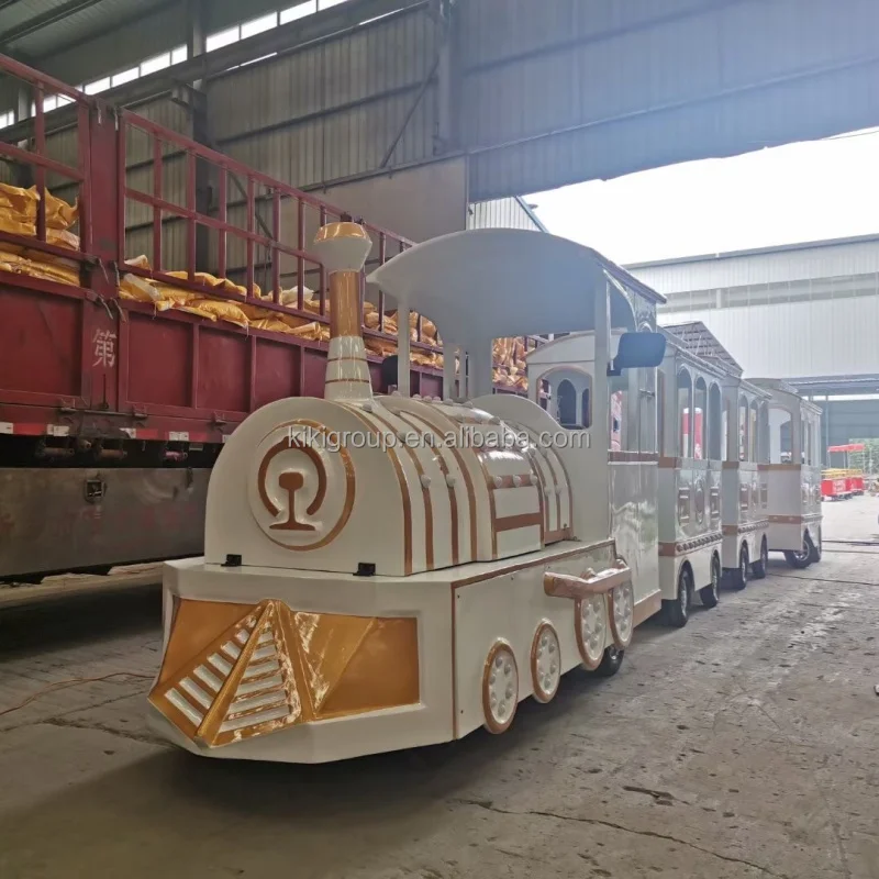 Attractions sightseeing safety electric train mini trackless train electric for kids