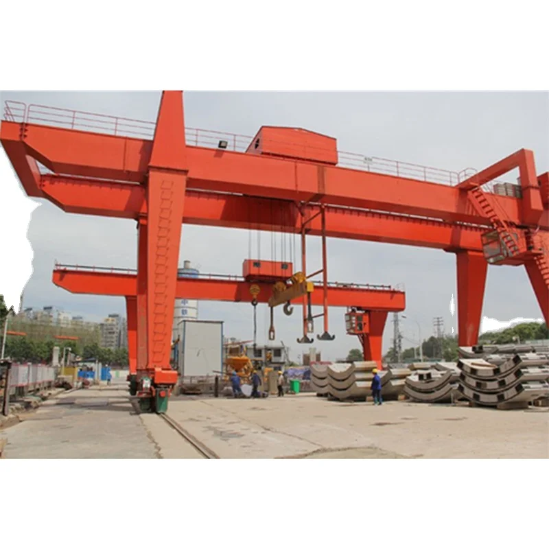 Double Girder Explosion Proof Gantry Crane Quay Side Container Gantry Crane For Construction