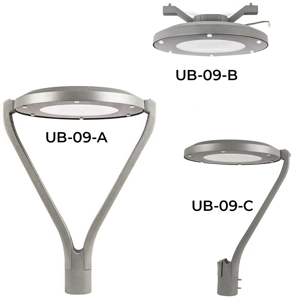 Factory Directly Supply High Quality Factory Die Casting IP66 Waterproof 100W Led Garden Lights Post Top Garden Lamp