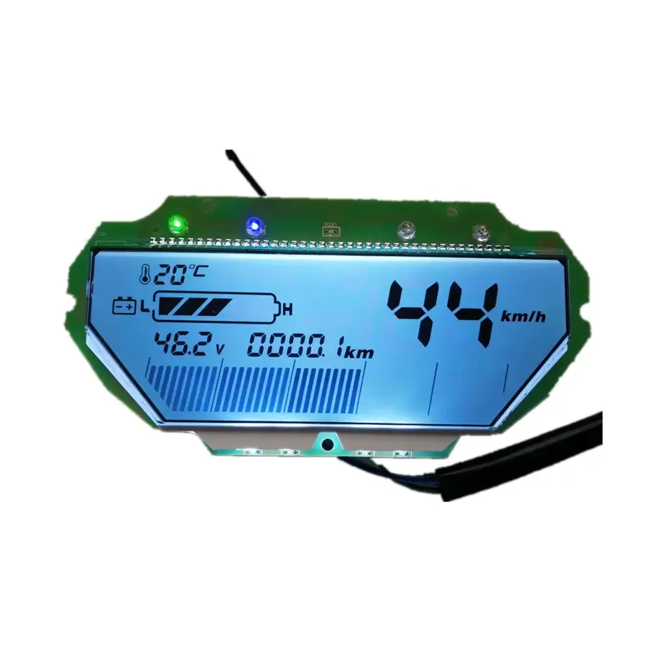 Factory Direct Sale Fast Delivery 60V/36V/48V/72V Combination Meter LCD display for Ebike