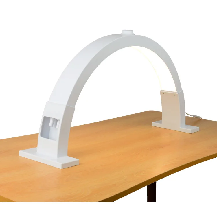 Светодиодная лампа в форме Луны 30 Вт черно-белая для ресниц половинчатая Напольная Лампа светодиодная татуировок салонов красоты