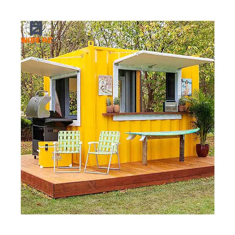 
10 FOOT BBQ-shack Container Kiosk bar Pop-Up-Store 