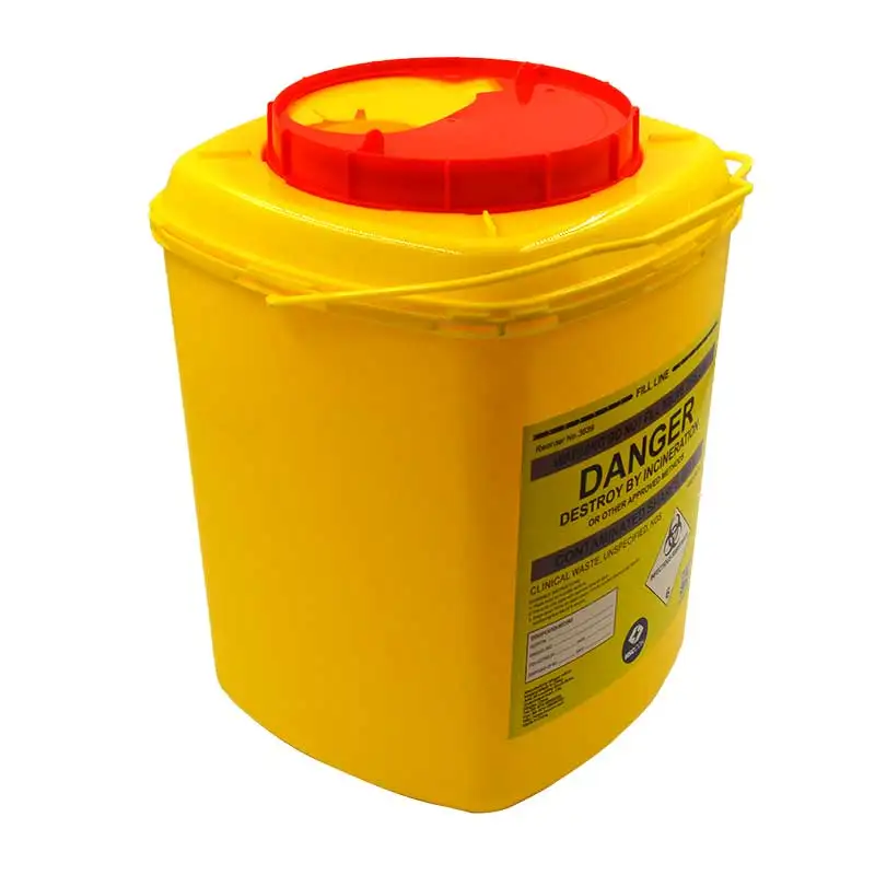Large Size 22.7l Medical Sharps Container Disposable Sharps Containers Plastic Sharp Container