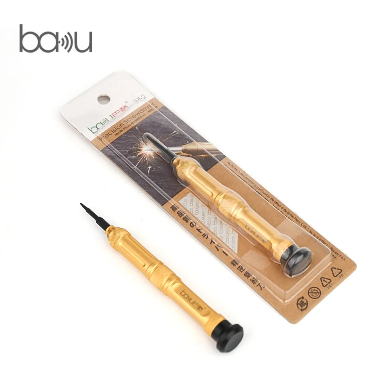 New design ba-352  professional screwdriver opening tool phone mini magnetic screwdriver with small S2 bit for cell phone repair