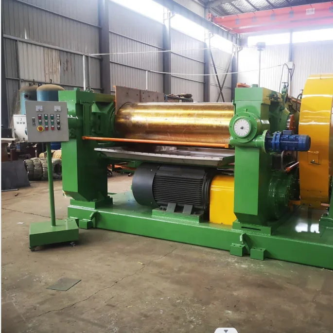Laboratory-Size Open Type Rubber Mixing Mill Waste Rubber Mixing Mill Xk-400 Rubber Mixing Mill