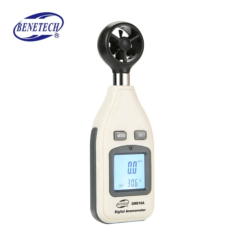 GM816A Лидер продаж портативный скорость измерительные приборы Цифровой Анемометр