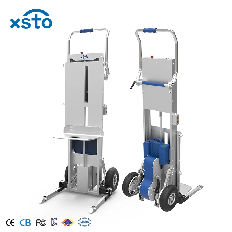  XSTO SCL170A лестничный подъемник + 2 в 1 управляющая электрическая батарея сверхмощная ручная тележка для лестничного