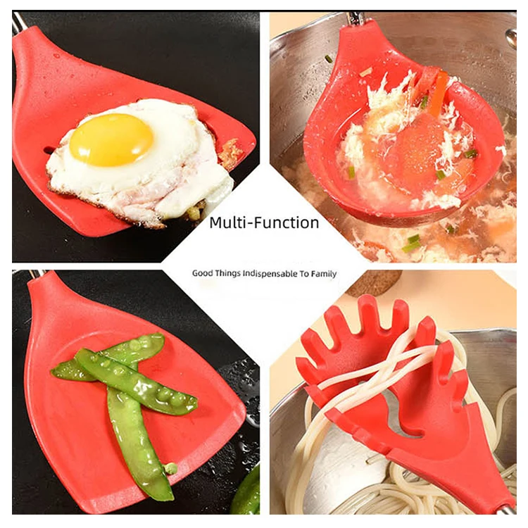 Высококачественная посуда из нержавеющей стали для кемпинга кухонная утварь наборы 7 предметов с полкой хранения