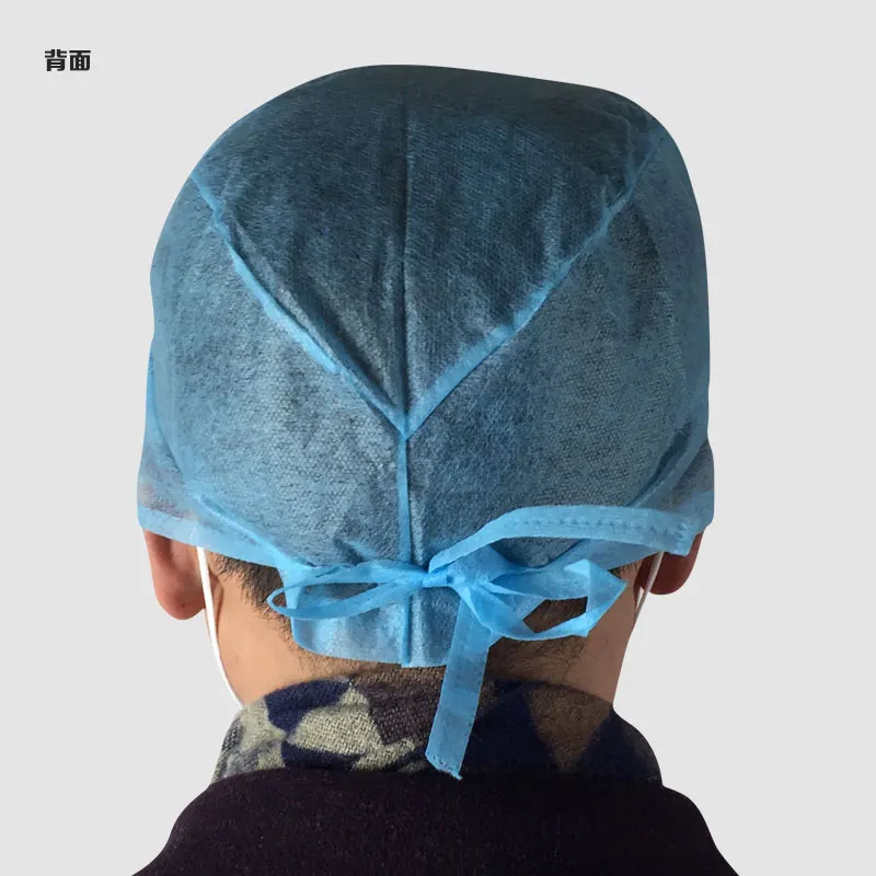 
Disposable Non Woven Medical Cap PP Disposable Surgical Scrub Cap Surgical Disposable Cap 
