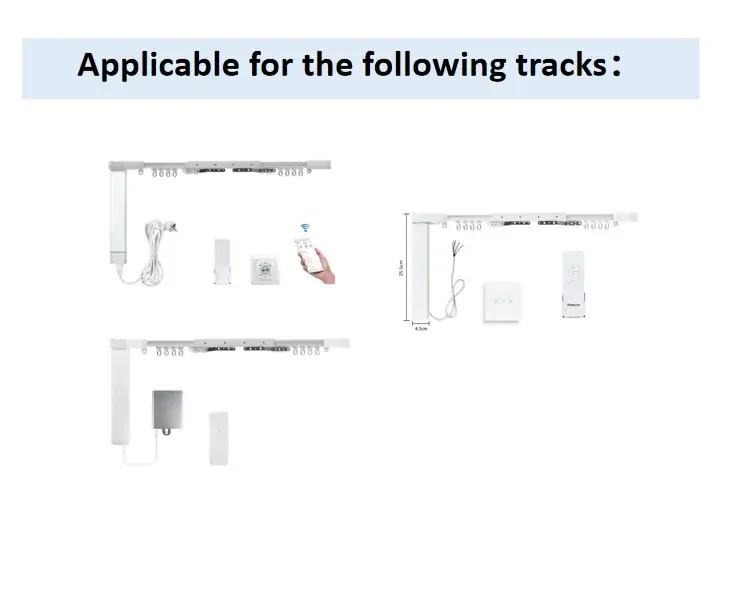 Curtain Track Set for Corner Windows 90/135 Degree Slide Curtain Rail Electric for Living Room ARC Design for Comfortable Use