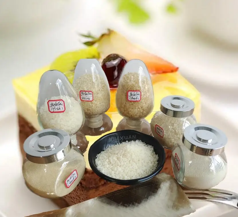 Sale Food grade beef gelatin High quality Bloom 200 230 250 260 270 300 Halal edible bovine gelatin powder for gummy