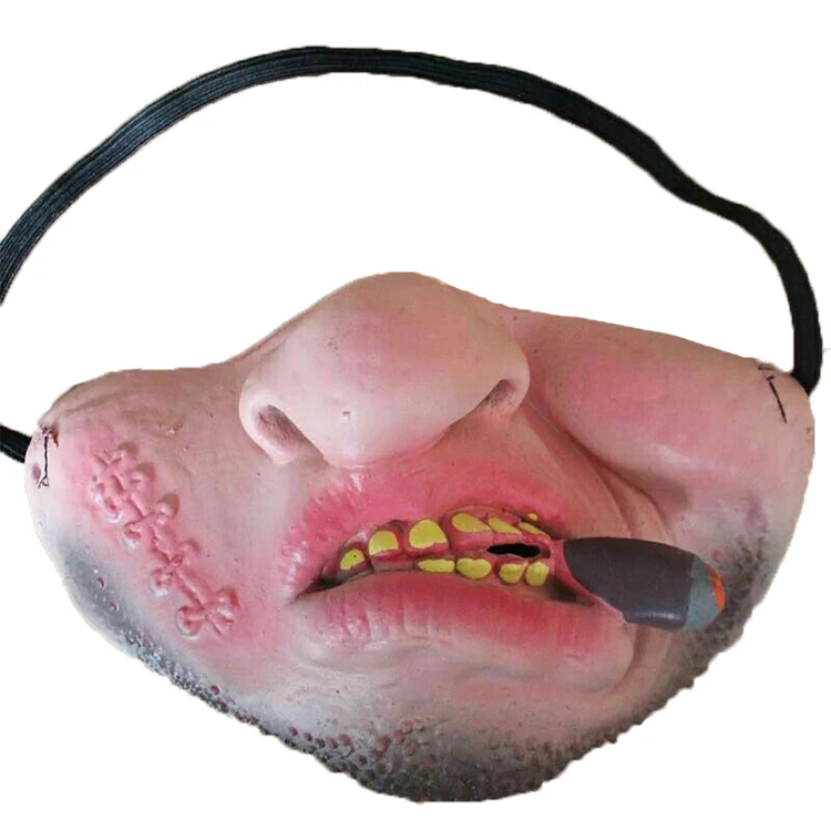 Wholesale Funny Half face horror mask  Half Face Mask / Bar Dance Party  Halloween Mask