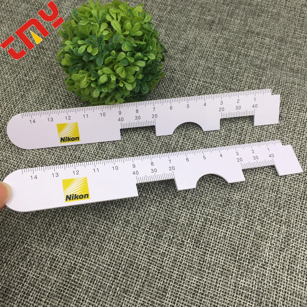 Рекламный Пользовательский логотип Студенческая Математика 1 мм Толщина 14 см Гибкая прямая многофункциональная пластиковая ПВХ линейка для офиса