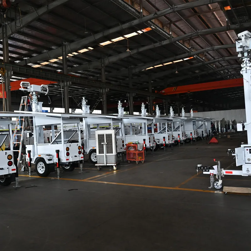 CCTV Solar Trailer For 5G Security Camera