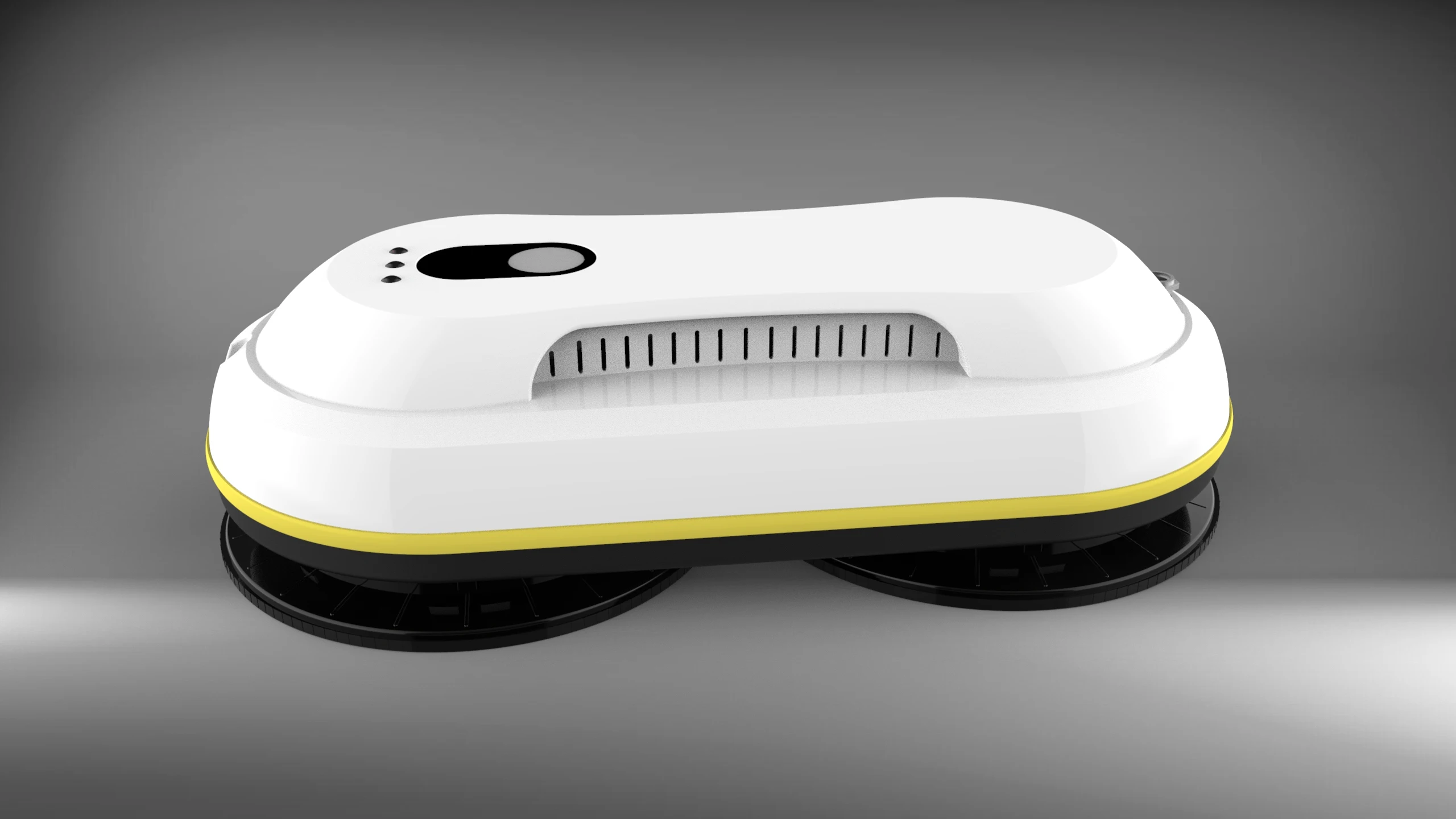  Тонкий дизайн окна очиститель робот заводской патент новый Smart White OEM поставка питание батареи время дома