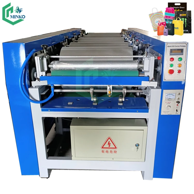 Fully Automatic Shopping Paper Woven Bag Carton Printer No- Making Machine with Flexo Printing
