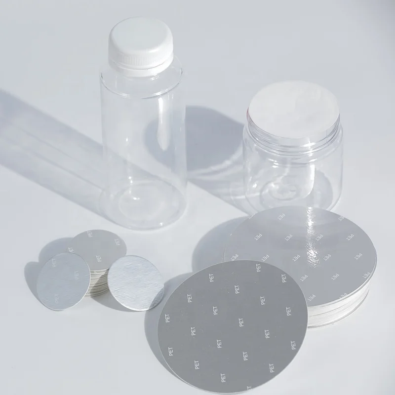 Customized printing logo induction seal liner gasket for plastic bottles containers jars lid