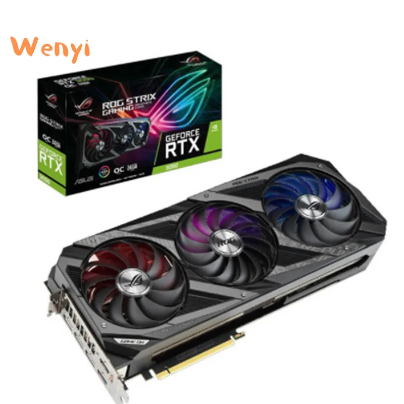 New Non-LHR Video Graphics Card ROG-STRIX O24G GAMING 3070 3080 3090 AS/US MSI GIGABYTE 8GB GDDR6 Gamining OC