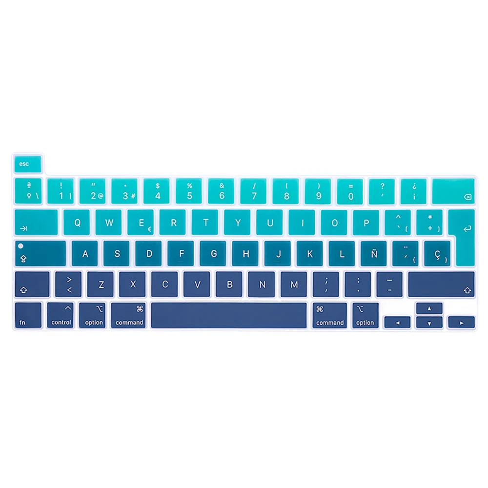 Чехол для клавиатуры ноутбука macbook Pro13 2020 защитная пленка новинка Pro16 A2141 Pro13.3 A2289 A2251 силиконовый чехол с испанской