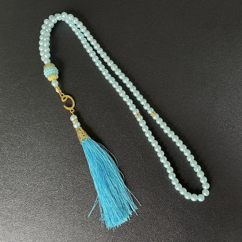 New Arrival 99 Rosary Beads Multi Color Pearl Muslim Jewelry Islamic Prayer Beads