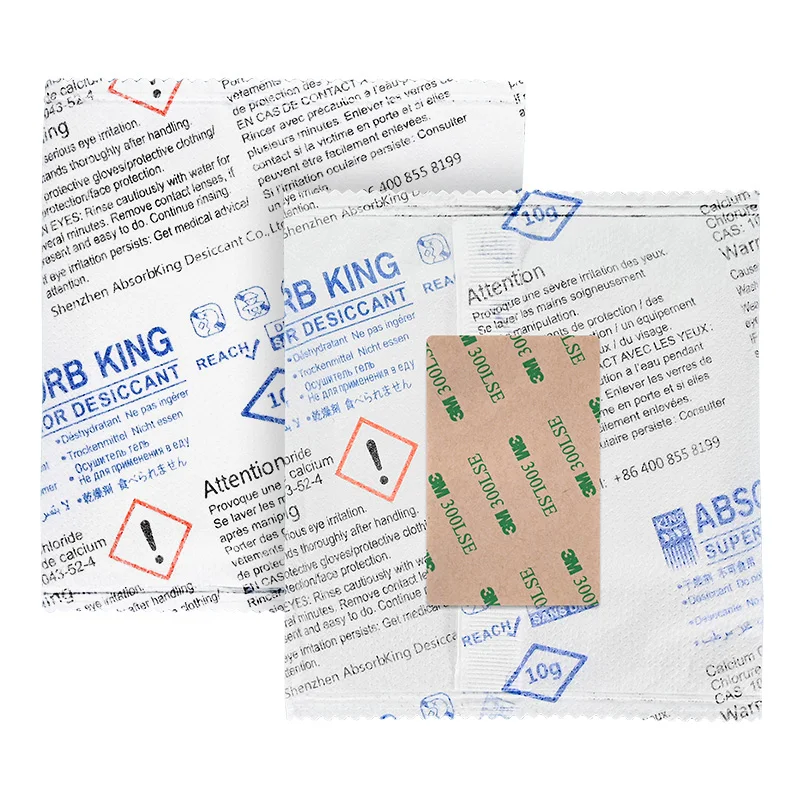 Absorb King Calcium Chloride 10g Desiccant Pack Bags for Sea Shipping Cargo Dry desiccant