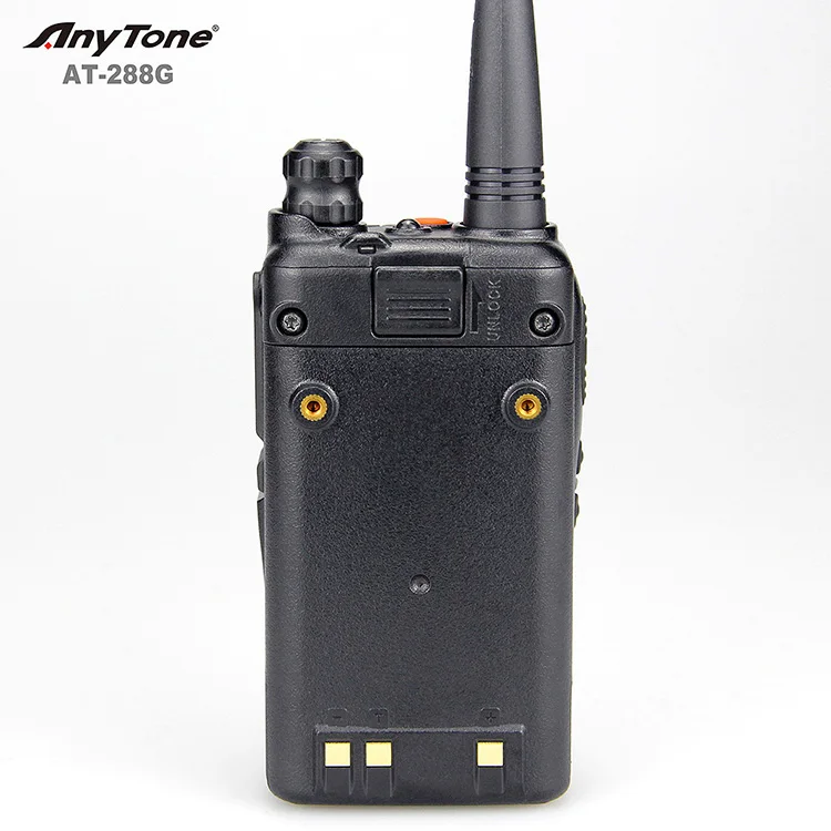 Anytone AT-288G Long distance walkie talkie two way radio IP54 Portable radio vhf uhf 5W  with VOX function 3 levels