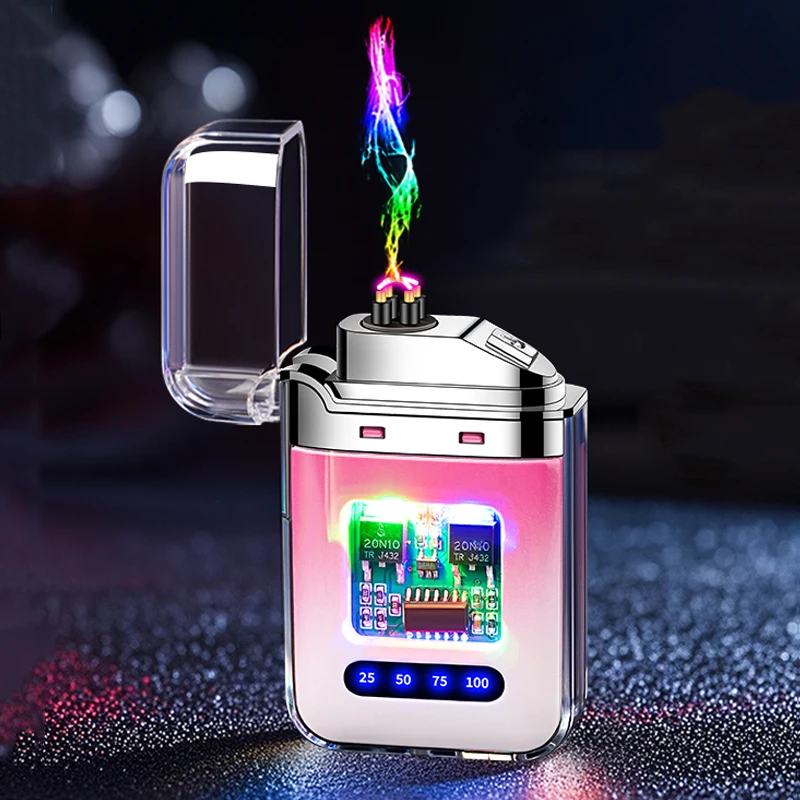 Factory Direct Mini USB Electric Lighter Rechargeable Plastic Pocket Cigarette Plasma Lighter with Logo Wholesale from China