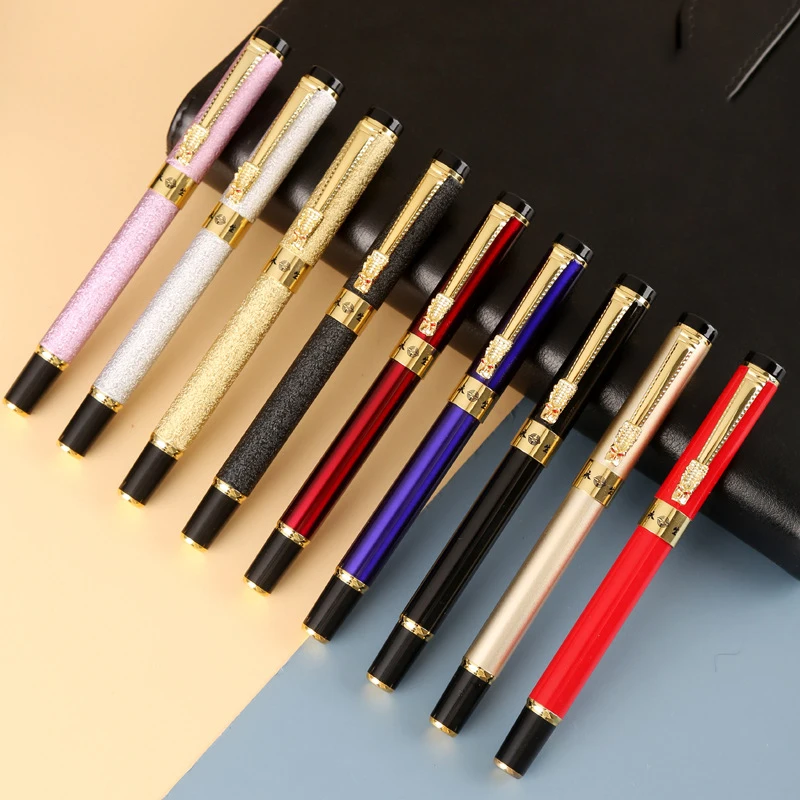 SY255 Newest Arrival Delicate Luxury Fountain Pen Platinum Gold Arrow Clip Gold Plated Fountain Pens