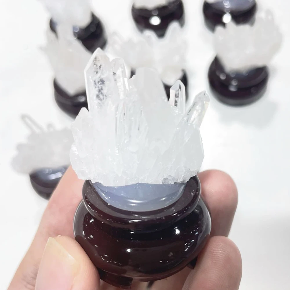 Оптовая продажа, натуральный кристаллический лечебный камень, необработанный минерал, образец кристаллического кластера