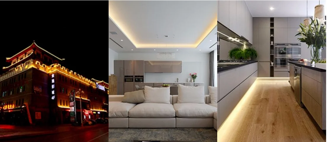 2835 SMD multicolor Led Neon Flex 12V 24V  110V 120V 220V 230V waterproof IP68 100M led neon strip light