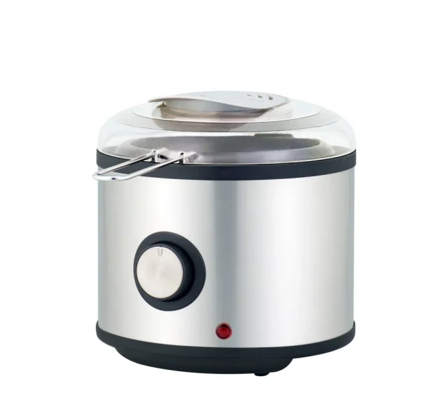 Deep fryer  Removable non-stick coated bowl Clear plastic lid with removable handle chrome/stainless steel basket