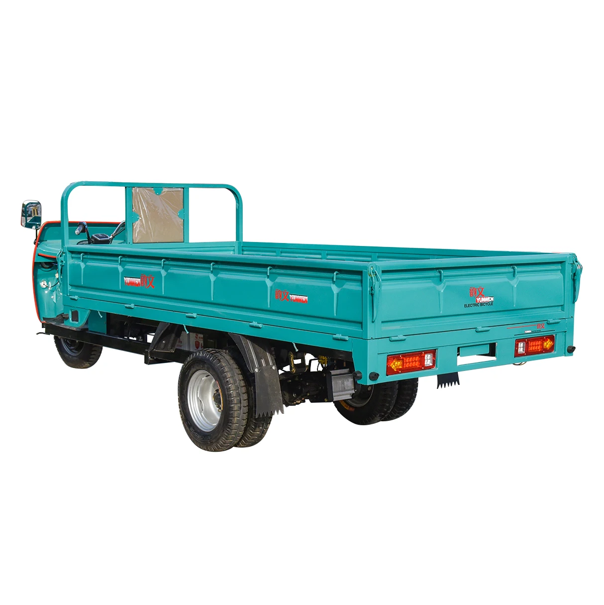 Five Wheel Trike Electric Powered Motorized 4kw load 2 ton For Farm Electric Truck Cargo Tricycle