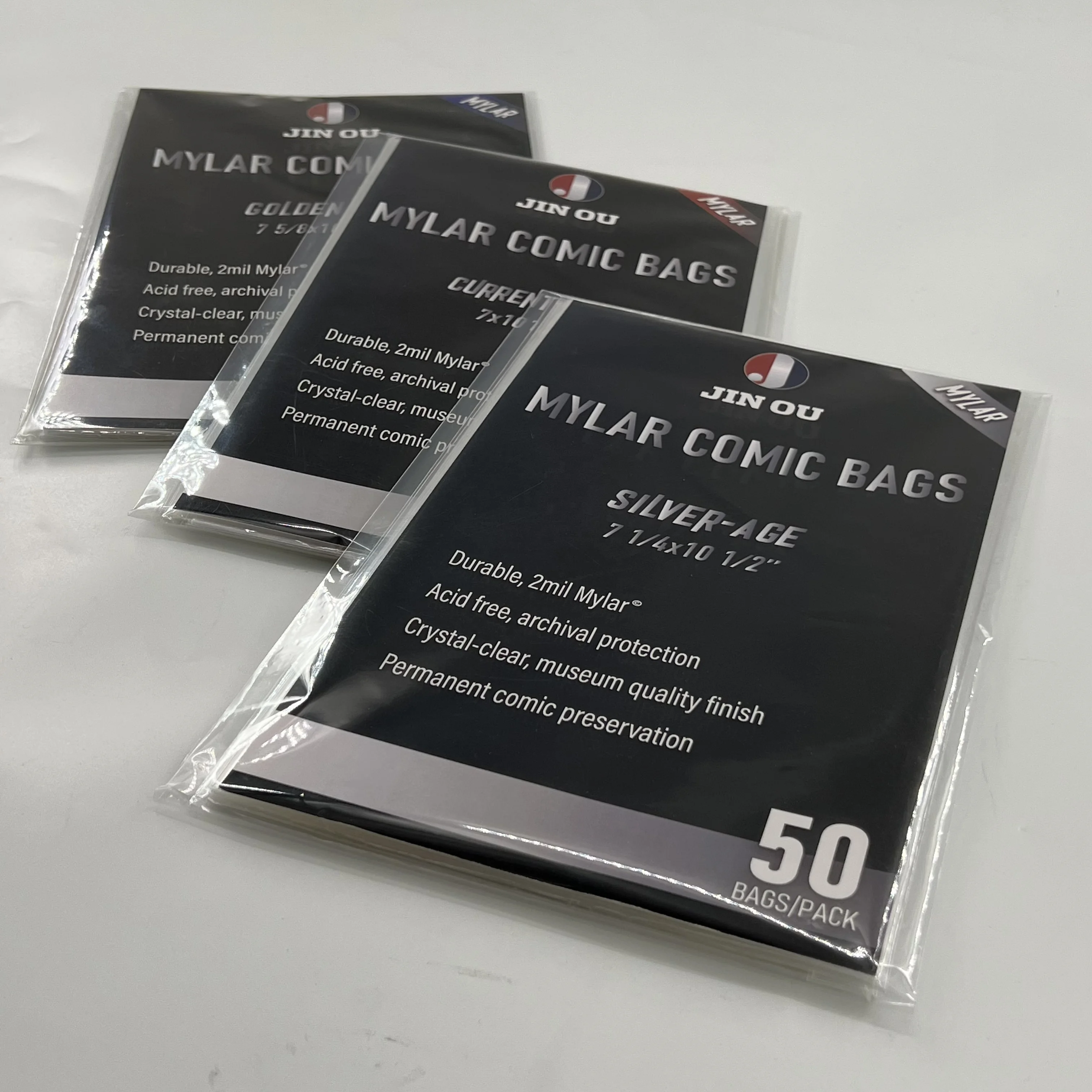 Factory price Resealable Comic Book Sleeves JD-LD OPP Comic Bags