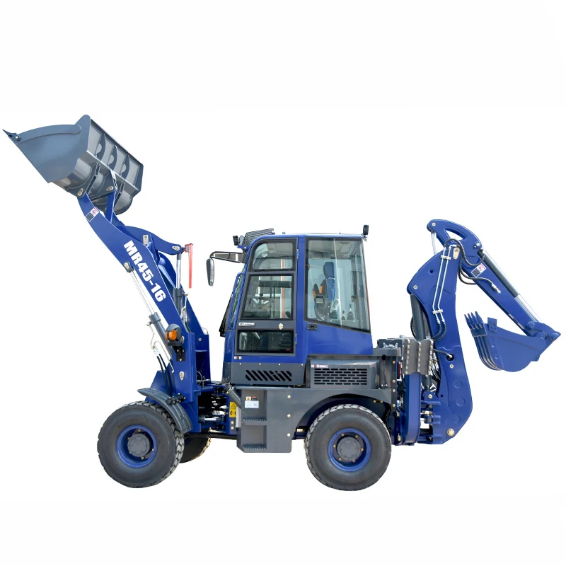 Mini Backhoe Chinese Manufacturer Small Compact 4WD Backhoe Loader