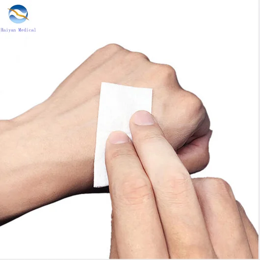 surgical disinfection Alcohol Prep Pad single use wet wipes