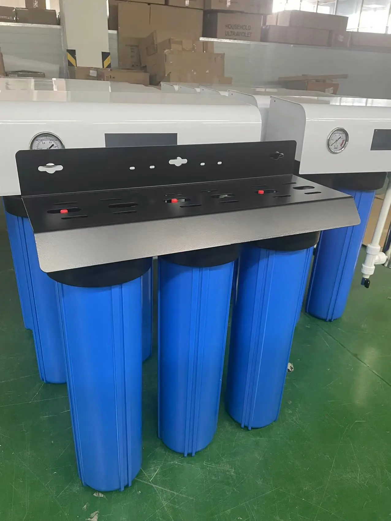 3-этап весь дом фильтрации воды системы w/ 20 дюйма Big Blue осадков и угольный фильтры