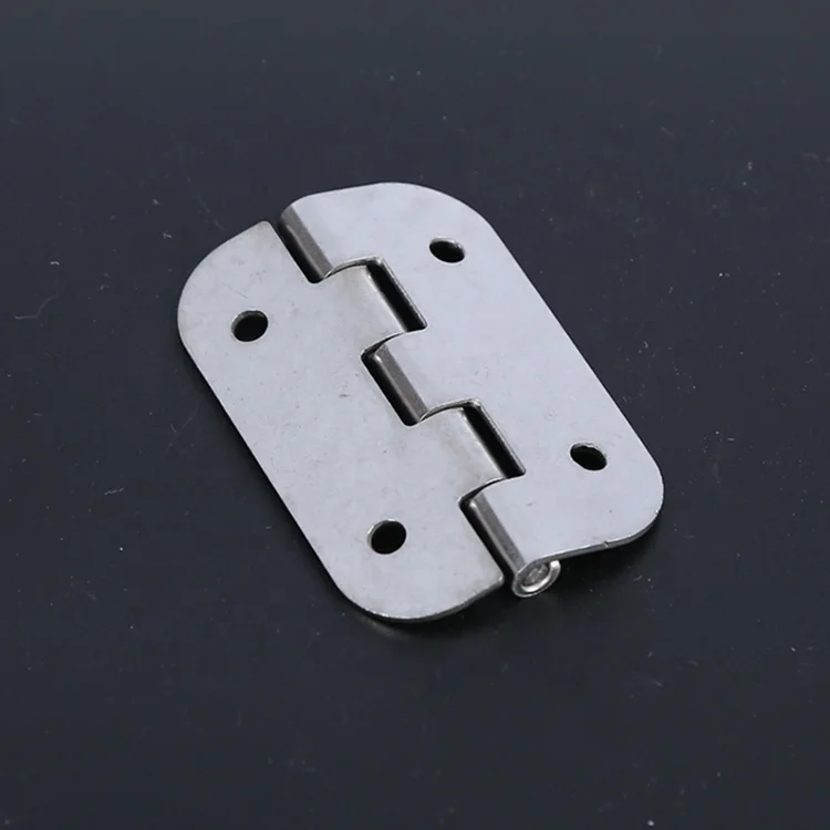 Custom Size High Quality Satin Nickel Iron Round Corner Interior Door Hinge Brushed Nickel
