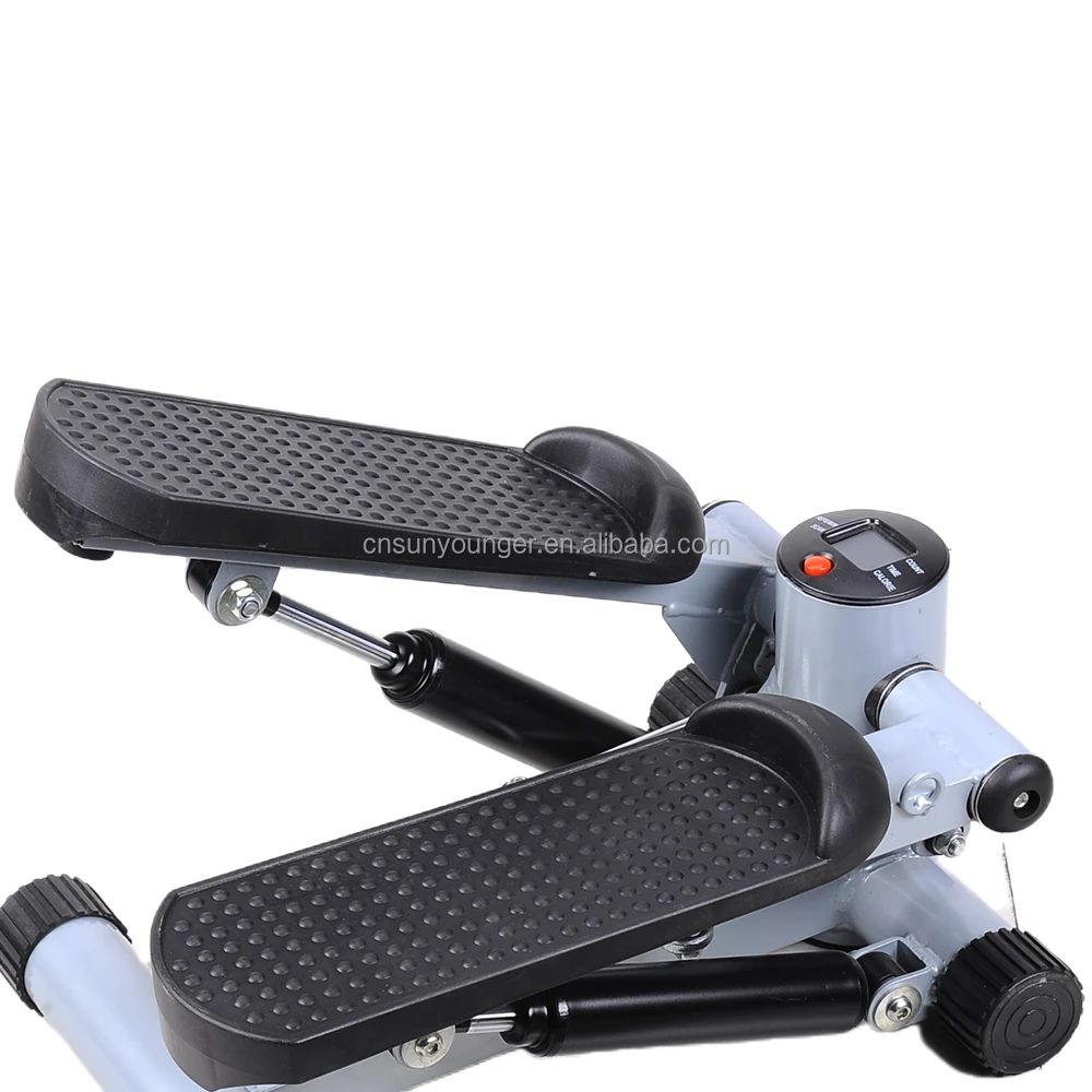 Stair Stepper с полосками сопротивления мини-шагопер емкостью загрузки 300 фунтов гидравлический фитнес-шагопер ЖК-монитором