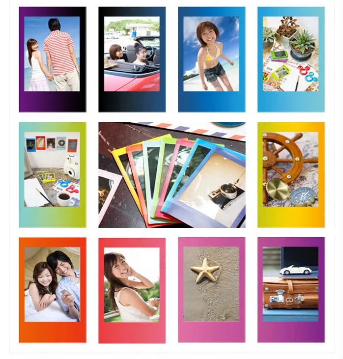 
Fujifilm Instax Mini Film Instant Rainbow Film for Mini 7s/Mini 8/Mini 9/Mini 11/Mini 25/Mini 50s/Mini 90 Camera and so on. 
