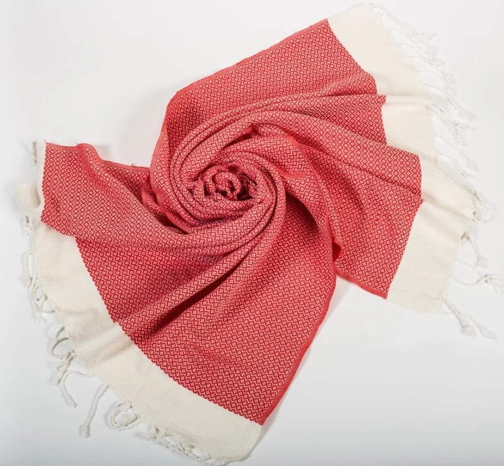 Wholesale Ali Multi-Purpose Yarn Dyed Cotton Turkish Bath Beach Hammam Towel Peshtemal Blanket