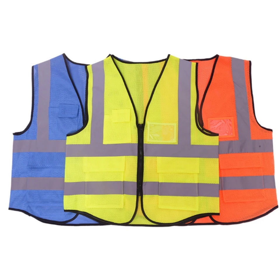 High Visibility hivis reflective x vest reflecting body vest with reflective strips medic reflective vest