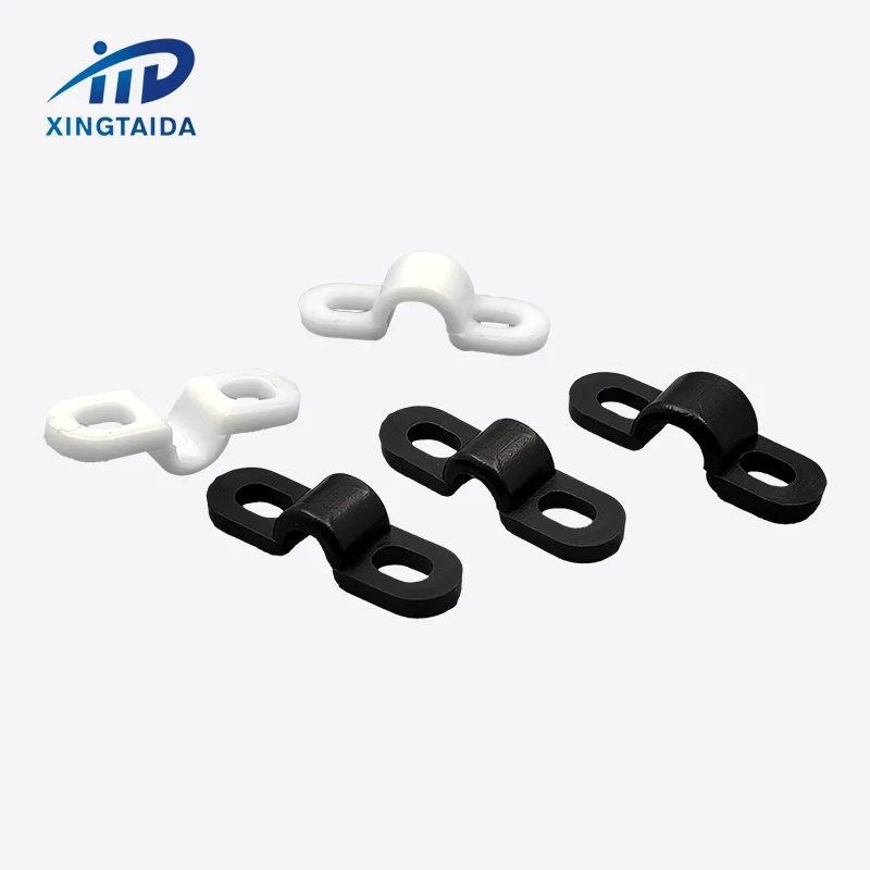 Manufacturers supply plastic arched crimping plate for fixing 5-7mm plastic cable wire clip
